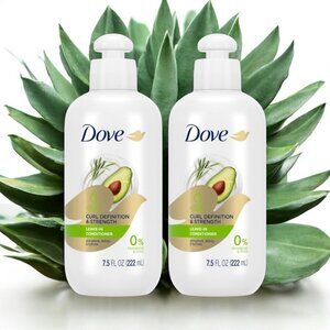 2 PACK DOVE CURL DEFINITION & STRENGTH LEAVE IN CONDITIONER DEFINES & HYDRATES